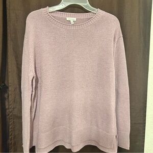Ella Moss Light Purple Crew Neck Sweater